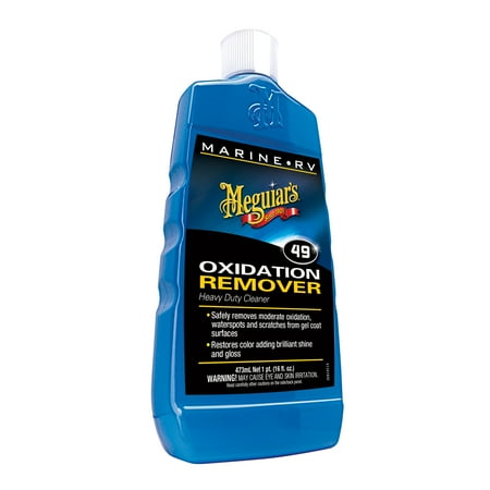 Heavy Duty Oxidation Remover - Meguiar's Marine/RV Heavy Duty Oxidation Remover – Marine Cleaner to Remove Oxidation – M4916, 16 oz