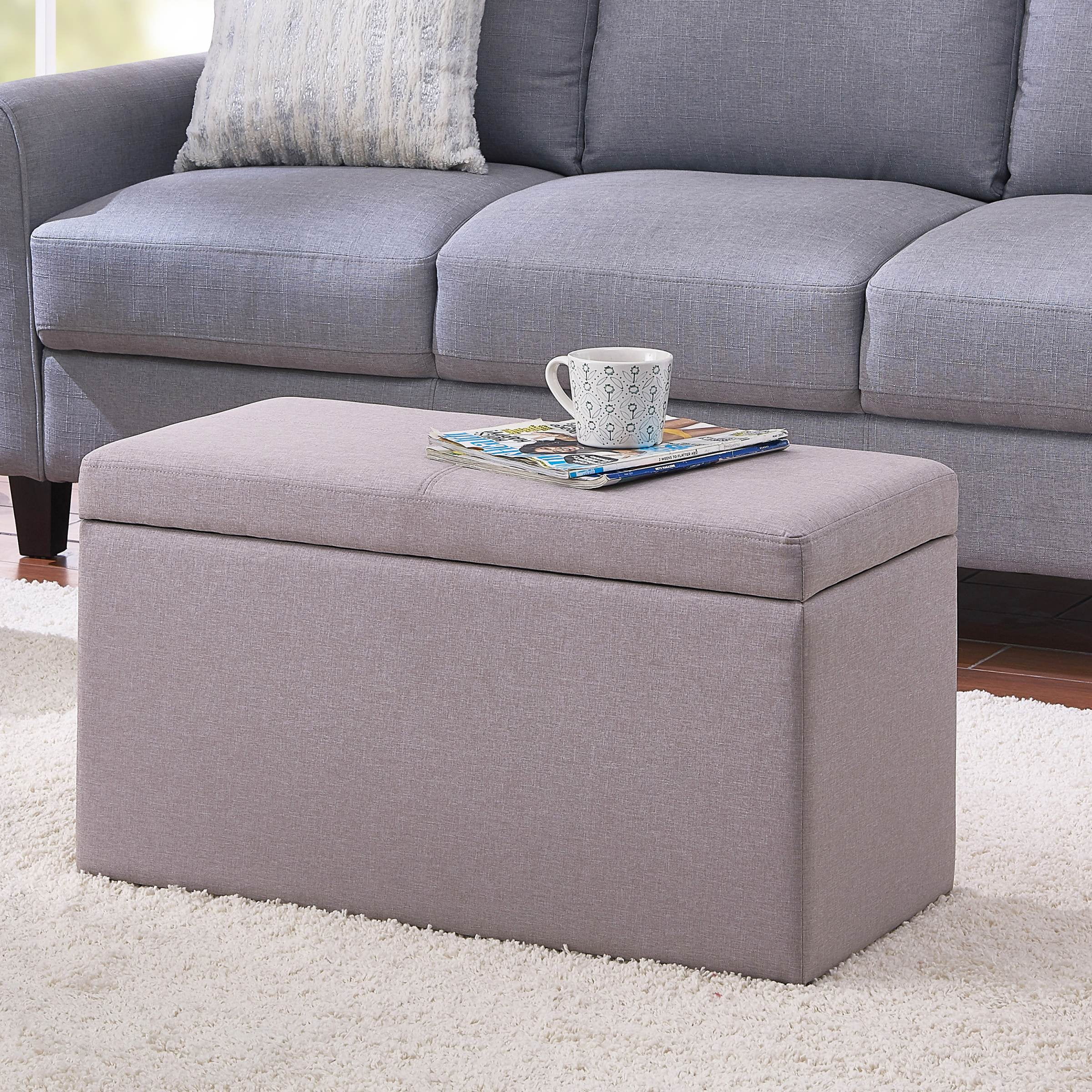 Better homes and gardens cheap faux leather storage ottoman