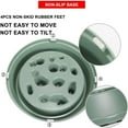thumbnail image 4 of Comedero lento para perros, platos para perros pequeños, medianos y gatos, antideslizantes, alimentación lenta, saludable, cuenco para cachorros, rompecabezas, cuenco para perros y mascotas,Verde, 4 of 5
