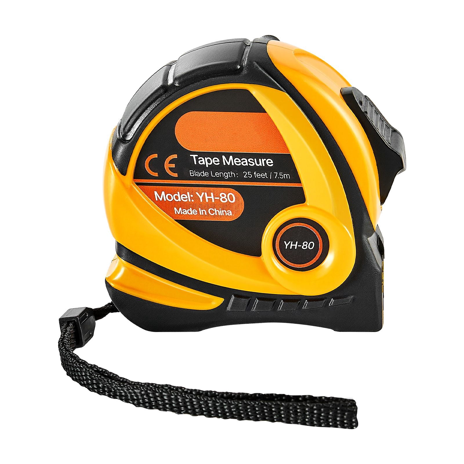 Dranite 25-Foot Tape Measure Retractable, ABS Material with Imperial/Metric