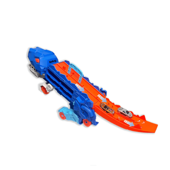 Juguetes De Pista De Carreras De Dinosaurios Para Niños Belug Azul