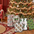 thumbnail image 7 of KYAOCX 67 Christmas Wrap Funny Christmas Wrap For Holiday Wrapping Roll Santa 67 Festive Gift Wrap Paper Xmas Supplies Christmas Wrapping Paper For Holiday Presents Wrapping Paper Roll, 7 of 7