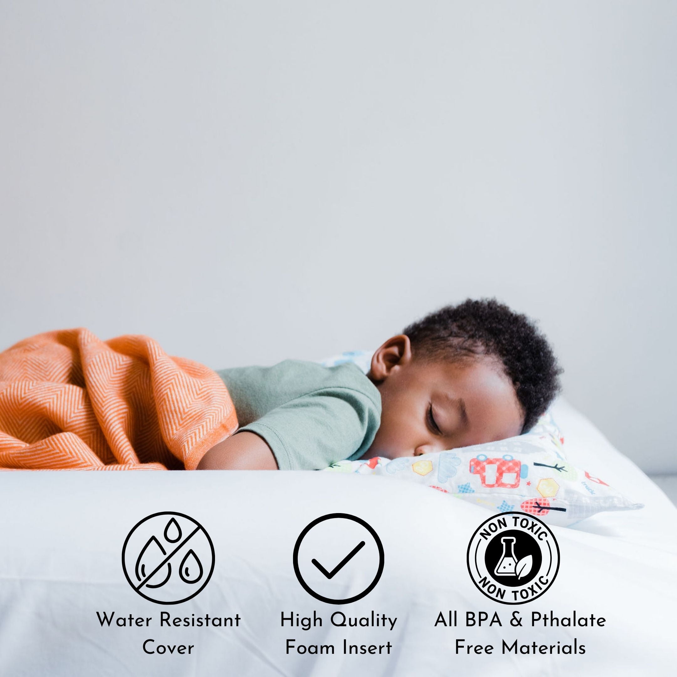 Little Sleepy Head Foam Bed Rail Bed Bumpers For Toddlers - Safeguard Your Kid's Sleep (2 Pack)