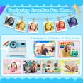 thumbnail image 5 of AiKidKit Kids Camera Instant Print, Kids Camera 1080P HD with 32G SD Card Print Paper for Boys Girls Age 3-12 Gifts Blue, 5 of 11
