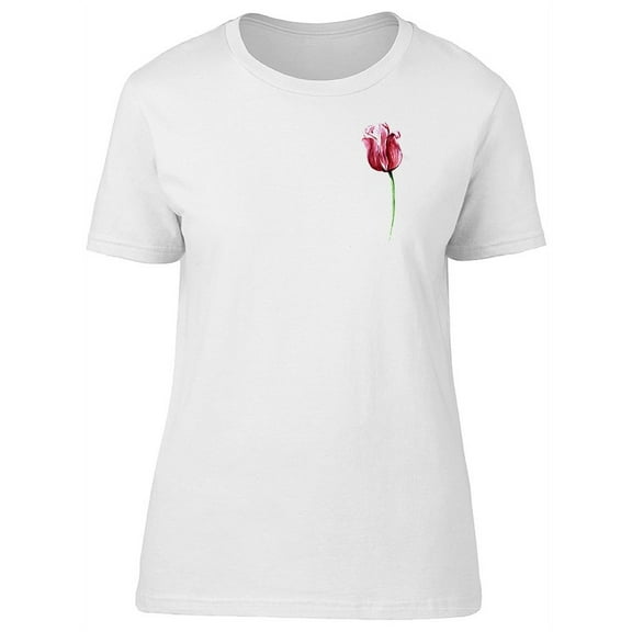 Beautiful Tulip Watercolor Tee Women's -Image by Shutterstock