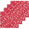 thumbnail image 2 of Christmas Washcloth 12x12in Set, 2 Pack Absorbent Cotton Towel Square Kitchen Dishes Towels, Soft Cleaning Face Hand Towel Fast Drying Wash cloth, 2 of 7