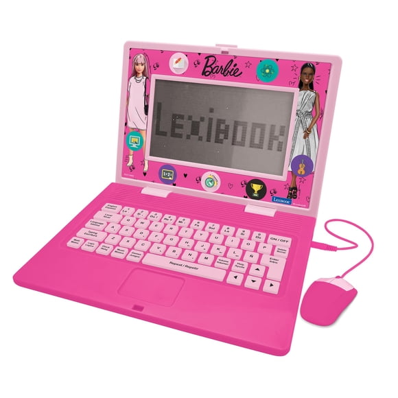 Laptop Educativa Lexibook Barbie Bilingüe Pantalla de 6.7"
