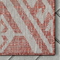thumbnail image 5 of Well Woven Medusa Cascade Modern Tribal Red 2'7" x 9'10" Runner Indoor Outdoor Rug, 5 of 7