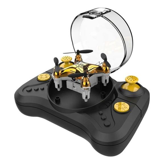Boys Toys 10-16 Years Old,Mini Aerial Photography Unmanned Aerial Vehicle Remote-Controlled Airplane Helicopter Children'S Toy,Gold