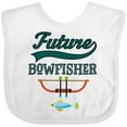 thumbnail image 3 of Inktastic Future Bow Fisher Hunting Fishing Boys Baby Bib, 3 of 4