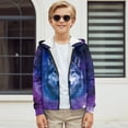 thumbnail image 3 of Chririnla Artist Galaxy Wolf Lightweight Zip Up Hoodie for Boys Girls Long Sleeve with Pockets Comfy Casual Fall Outerwear ​​Size 14-16​​, 3 of 7
