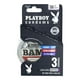 thumbnail image 1 of Condones Playboy classic, texturizados, extra sensibles 3 pzas, 1 of 4