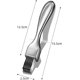 thumbnail image 2 of Cuchillo de acero inoxidable para picar cebollas verdes, imprescindible en la cocina, hoja afilada con diseño de seguridad para una preparación rápida de verduras, cortador multiusos con agarre, 2 of 5