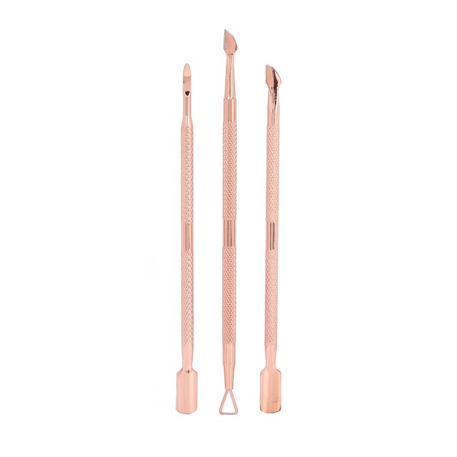uds removedor de cutículas herramienta profesional de pedicura de acero inoxidable para uñas gruesas y uñas encarnadas