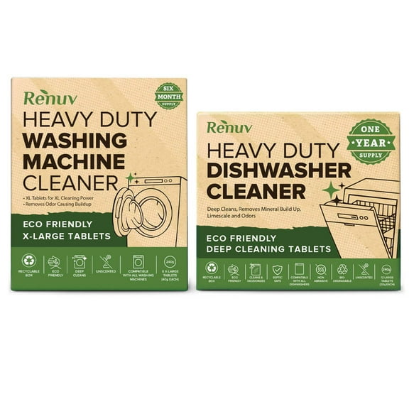 Washing Machine Cleaner Dishwasher Cleaner Bundle!