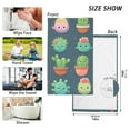 thumbnail image 2 of Cute Cactus Cotton Face Towels Soft Hand Towel Absorbent Bathroom Towel for Kitchen Hotel Decoration, 2 of 7