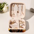 thumbnail image 6 of Thanksgiving Acorn Travel Portable Square Jewelry Stand, Earring Organizer, Ring Storage, Necklace Holder, Bracelet Stand - Suitable for Girls and Women, Travel Organizer Jewelry Boxes, 6 of 6