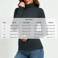 thumbnail image 3 of Chiccall Women's Turtleneck Long Sleeve Base Layer Top, Stretchy Slim Fit Thermal Shirt with Thumb Holes for Fall Winter Layering, 3 of 10
