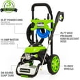 thumbnail image 2 of Greenworks 2000 PSI at 1.2 GPM Pressure Washer, 2 of 9