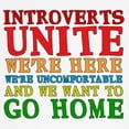 thumbnail image 3 of CafePress - Introverts Unite Baseball Jersey - Cotton Baseball Jersey, 3/4 Raglan Sleeve Shirt, 3 of 4