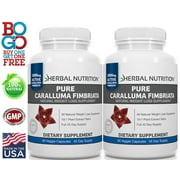 BOGO Pure Caralluma Fimbriata Herbal Nutrition Brand Two 90 Count Bottles! Weight Loss Supplement