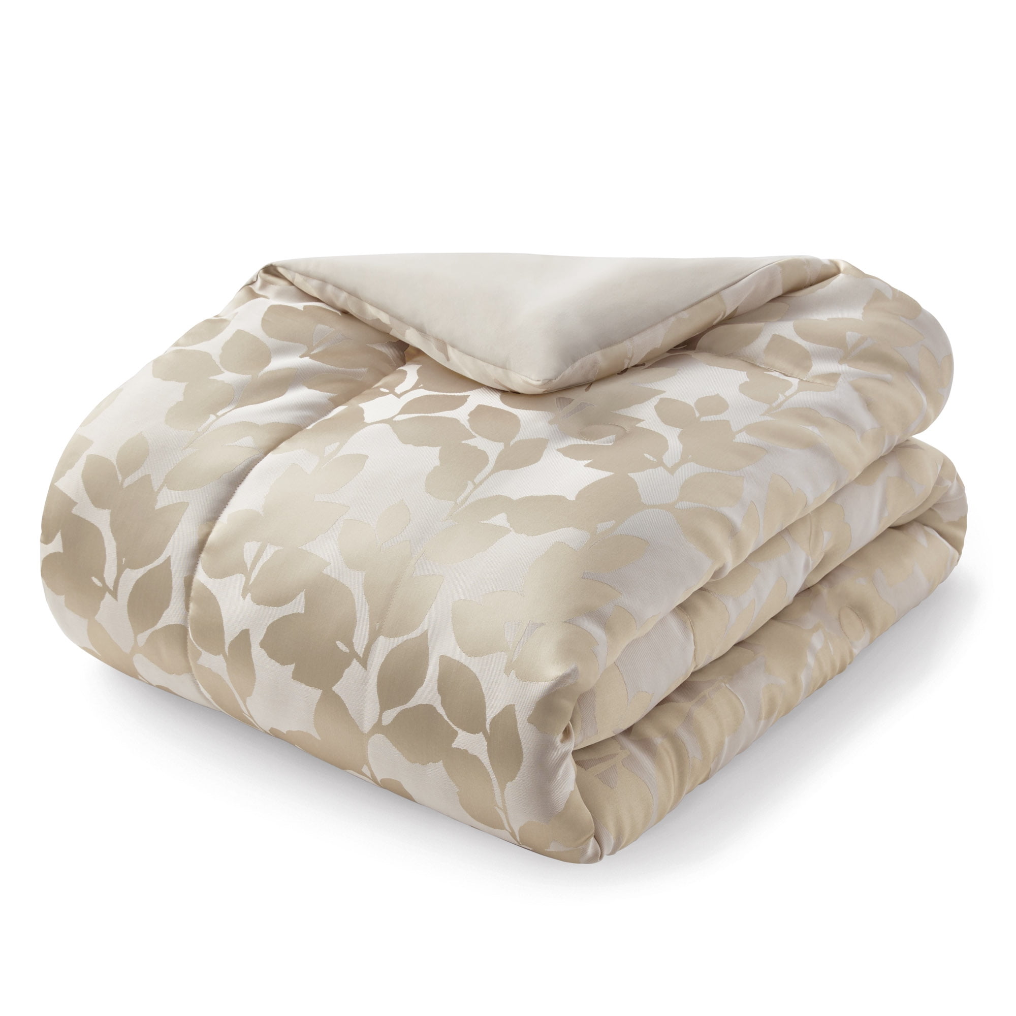 Mainstays 5-Piece Gold Floral Comforter Set, King