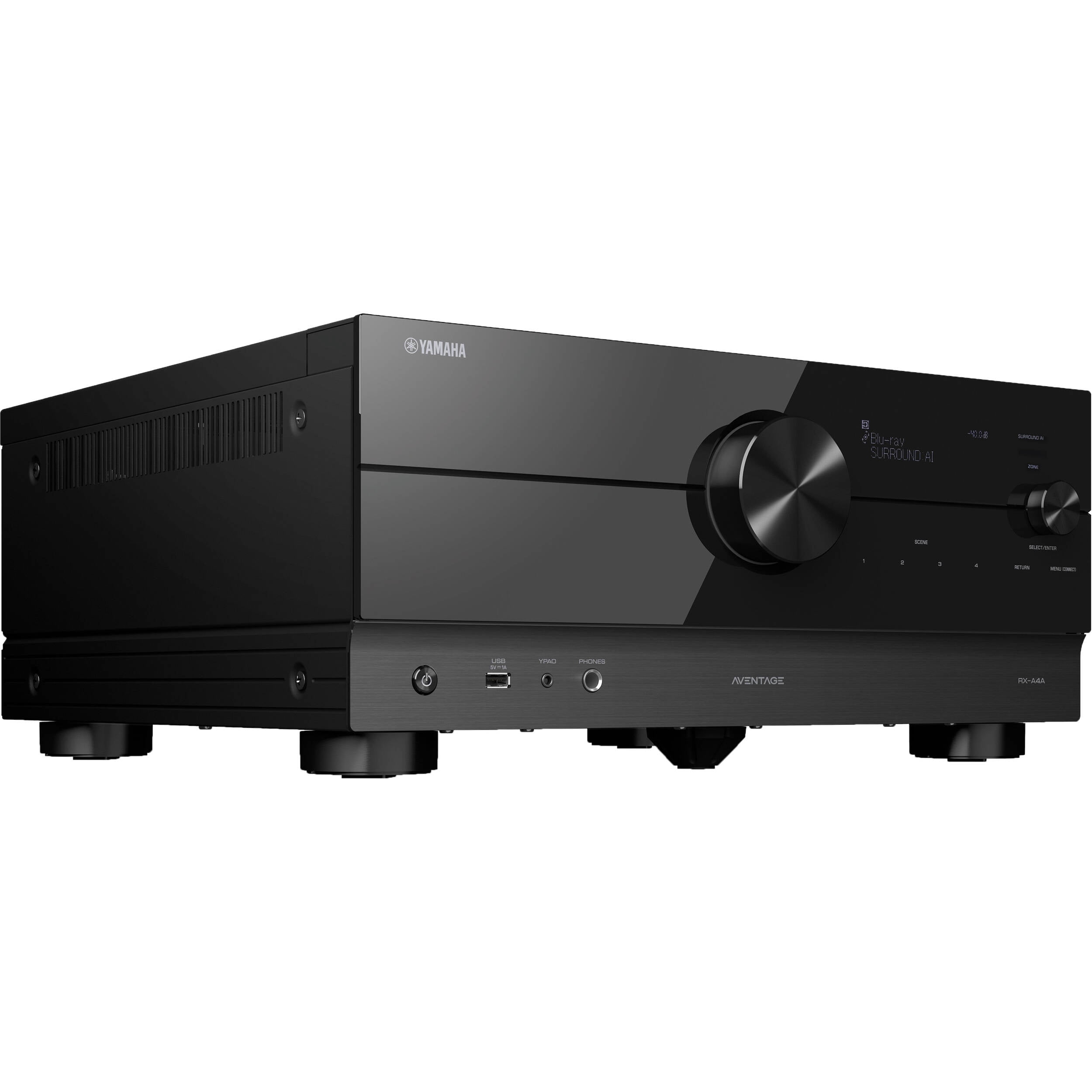 Yamaha RX-A4A AVENTAGE 7.2-Channel Surround Sound Network AV Receiver MusicCast Built-In Wi-Fi and Bluetooth Streaming Home Theater System Bundle With Accessories