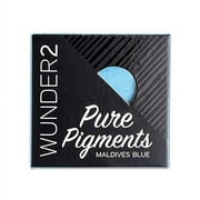 WUNDER2 Pure Pigments Ultra-Fine Loose Color Powders for Eye Makeup, Maldives Blue, 0.04 Ounce