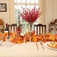 thumbnail image 4 of Pakyozj Fall Garland, Maple Leaf Autumn Garland 5.9 Ft Artificial Hanging Leaves for Mantle Table Decorations Front Door Outdoor Indoor Thanksgiving Fall Decor, 4 of 7