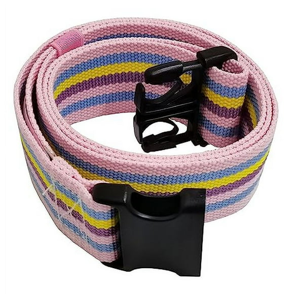 LAMBOX Walking Transfer Gait Belt 60 inch with Quick Release Buckle for Caregiver Therapist (Rainbow)