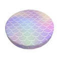 thumbnail image 6 of Uemuo Fish Scale1 Pattern Round Bar Stool Seat Covers Washable Stool Cushion Slipcover Elastic Bar Chair Covers-12 inch, 6 of 7