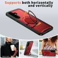 thumbnail image 6 of Allytechgroup Anti-Scratch Hard Shell Back Cover Cell Phone Case with Protective Case Cover for Samsung Galaxy S24 FE, Red, 6 of 6