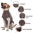 thumbnail image 4 of Dog Sweater Turtleneck Warm Winter Pullover Pet Clothes for Small Medium Large Dog, 4 of 9