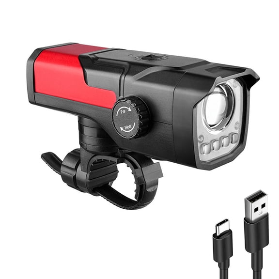 Super Bright Bike Lights, 5000LM Rechargeable Bicycle Headlight, Waterproof Bike Front Lights with Horn, Powerful Bike Lights for Men Women Road Cycling