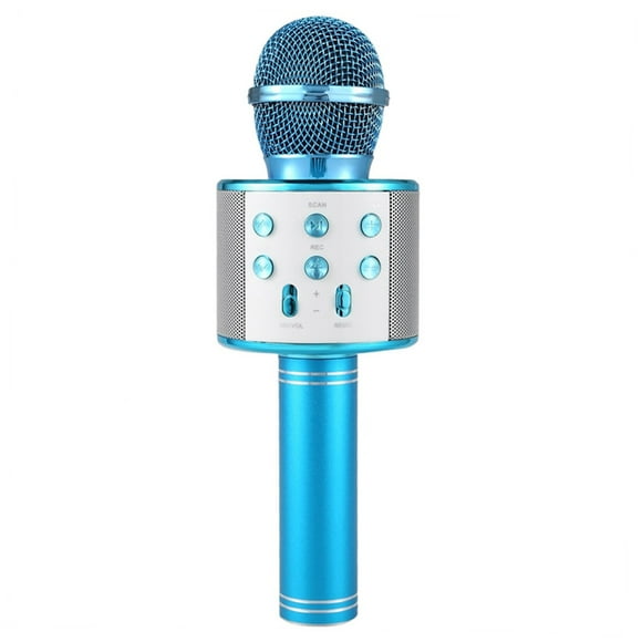 Bluetooth 4.1 Wireless Microphone with Speaker Combo, 3-Layer Noise Reduction, 5W Output, 1800mAh Battery, Multi-Function Button Panel, TF Card Support, Plug and Play, Compatible with