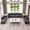 Chenille Dark Gray, variant on BEHOST 130" 8-Piece Modular Sectional Sofa, Boneless Cloud Couch with Extra Deep Seats, Washable Chenille Sofa Set for Living Room, Chenille Dark Gray