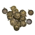 thumbnail image 2 of EHJRE 30 Pieces 18mm Pendant Necklace Accessory with Pattern bronze 2, 2 of 9