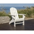thumbnail image 3 of POLYWOOD Vineyard Curveback Outdoor Adirondack Chair in Slate Grey, 3 of 6