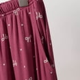 thumbnail image 5 of Posijego Women's Pajama Pants Straight Leg Soft Sleep Pants Bow Print Lightweight Summer Casual Lounge Pants with Pockets, 5 of 9