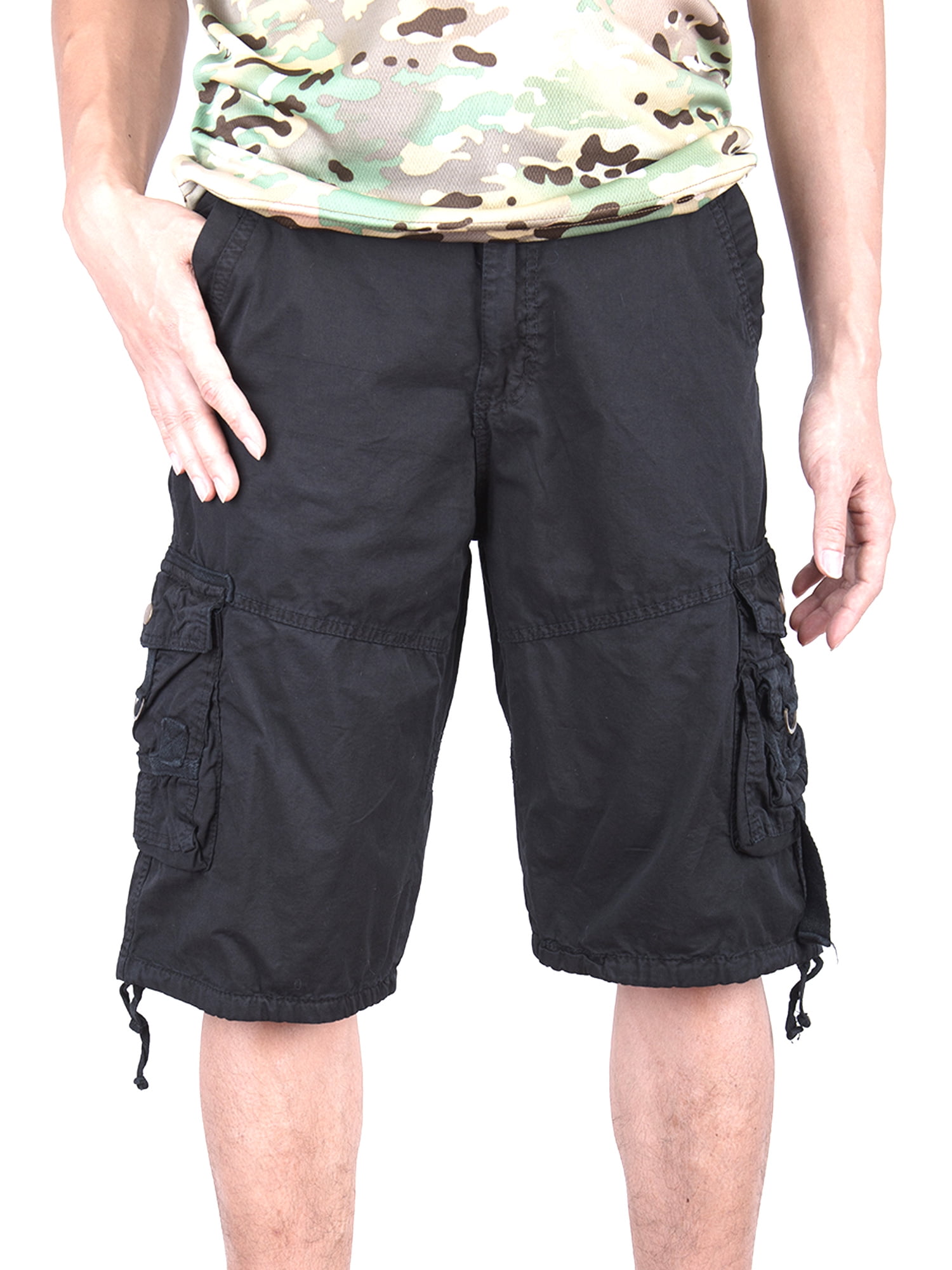 large mens cargo shorts