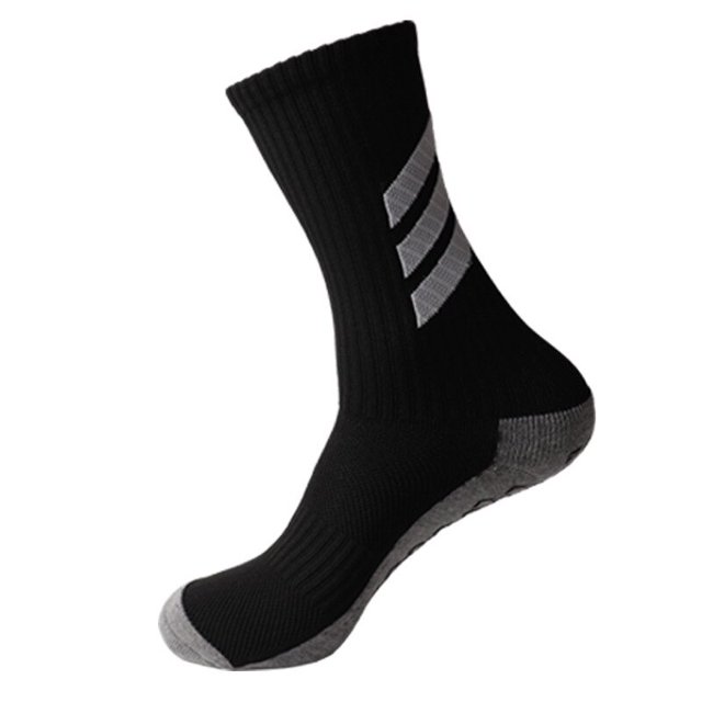 Calcetines De Fútbol Antideslizantes De Alta Calidad De Algodón A Rayas/Transpirables Deportivos Al Aire Libre Meias De Futebolpangjing