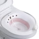 thumbnail image 1 of Pink With flusher Inodoro plegable, baño de asiento, bidé, lavabo especial, limpieza de cadera, bañera de remojo para mujeres embarazadas, 1 of 5