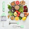 thumbnail image 2 of Moss & Stone Hand Blender Electric With Egg Whisk & Chopper, Powerful 300 Watt Stick Blender, Hand Mixer Set Stainless Steel Shaft & Blades, Handheld Blender With Ergonomic Handle, 2 of 7