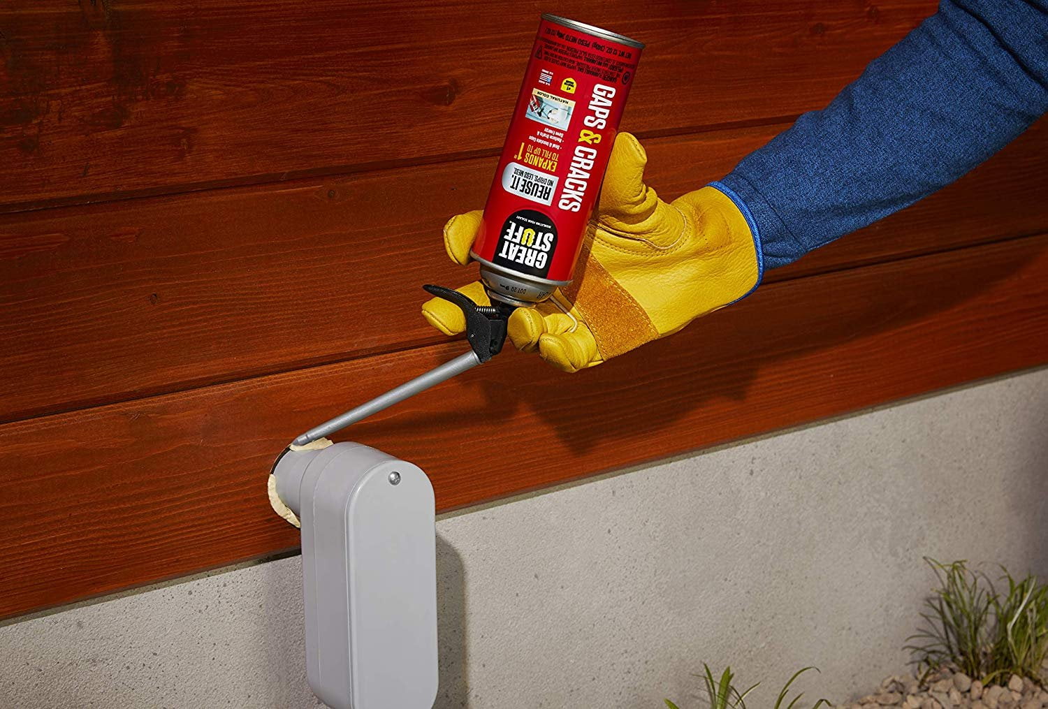 Great Stuff Smart Dispenser Expanding Foam Sealant, Gaps & Cracks, 12 oz
