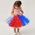 thumbnail image 2 of YunPes Independence Day Girls American Flag Tutu Pleated Tulle Pleated Skirt Winter Vest for Baby Girl, 2 of 5