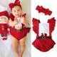 thumbnail image 2 of Vestido de tutú con volantes y traje navideño de elfo de Papá Noel para niñas pequeñas, 2 of 4