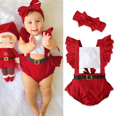 

Boys Clothes Baby Christmas Ruched Romper Bodysuit Girls Casual Girls Romper&Jumpsuit