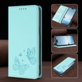 thumbnail image 2 of Phone Case for Motorola Moto Edge 50 Fusion, PU Leather Case with RFID Block Card Slots Stand Magnetic Flip Wallet Cover for Motorola Moto Edge 50 Fusion, Mint green, 2 of 7