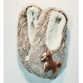thumbnail image 4 of Women's Faux Fur Sherpa Lined Slippers with Sequins, Snuggle Feet Festive Slipper Socks, Snoozies, 4 of 9