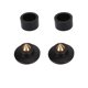 thumbnail image 2 of YAHHU Pies de Aislamiento para Altavoces HiFi de Alta Fidelidad Almohadillas Amortiguadoras 4 Piezas Negro (45 mm / 1.77 inches), 2 of 7